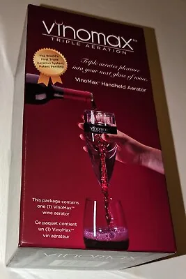 VinomaX  VinoMax Handheld Wine Aerator With Stand Triple Aeration NIB • $20