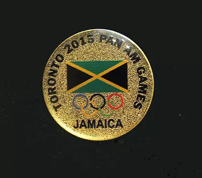 TORONTO 2015 Pan Am Olympic Games LIMITED Jamaica NOC Delegation Flag Team Pin • $12.98