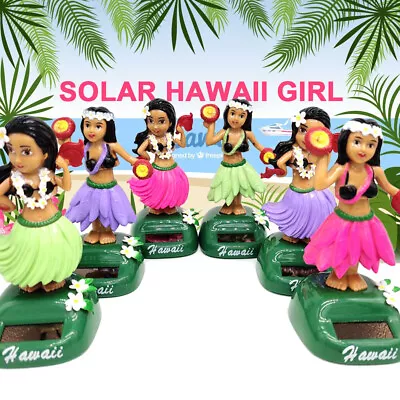 Hawaiian Hula Girl Car Auto Truck Dashboard Solar Dancing Hawaii Doll Dash Board • $19.14