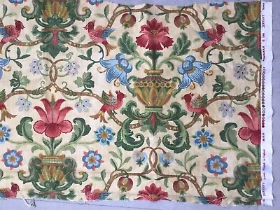 Zoffany Fabric Remnant “Pompadour ” Reclaimed. 1.5m • £17.99