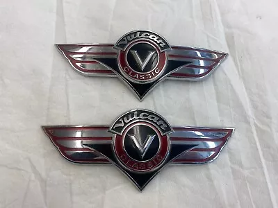 Kawasaki Vn1500 Vulcan Classic Tank Emblems Badges #167 • $39.95