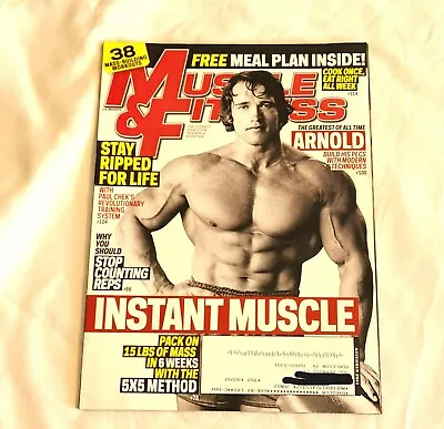 Muscle & Fitness Arnold 2.0 Schwarzenegger Magazine Nov 2011 Gym Work Out • $10.99