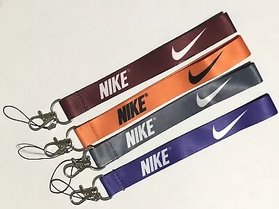 Gray Orange Maroon Or Purple Nike Wrist Lanyard  Keychain Free Shipping • $9.99