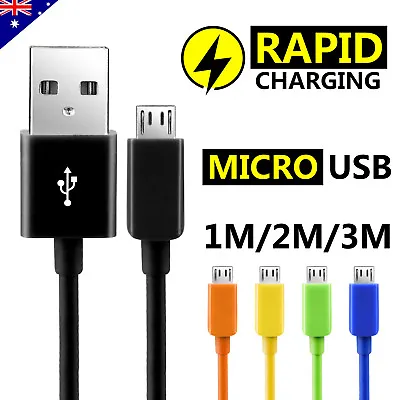 Micro USB Charger Cable For Samsung Galaxy S7 Edge S6 S5 S4 Tab3 Sony HTC LG • $5.50