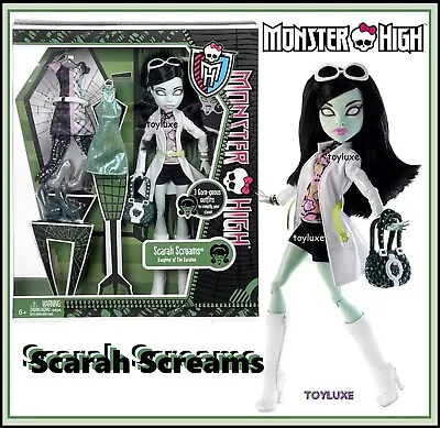 Monster High I LOVE FASHION Scarah Screams & 3 Outfits Exclusive Banshee Doll !! • $134.95