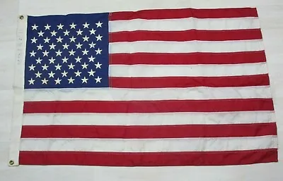 Vintage USA United States Of America Bunting Flag 24  X 38  Nylon Nyl-Glo Boat  • $29.50