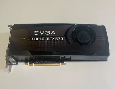 EVGA GeForce GTX 670 (02G-P4-2678-KR) 2GB GDDR5 SDRAM PCI Express Graphic Card • $65