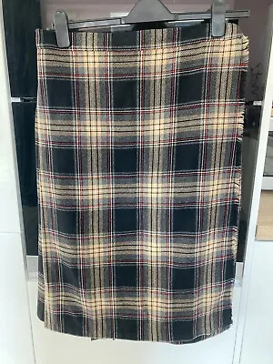 Ben Nevis Vintage 100% New Pure Wool UK  Buckle Skirt/kilt Approx Size UK 20 • $82.09