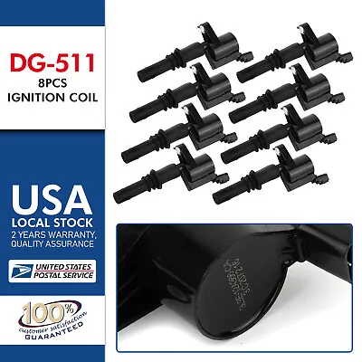 8Pcs OEM Motorcraft DG511 Ignition Coils Pack For Ford F150 Explorer Expedition • $76.88