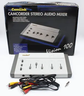 Camlink Vision 100 Camcorder Stereo Audio Mixer • £11.25