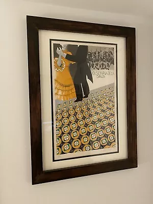 Lyzette Rosado Semana De La Danza Serigraph Matted Framed 107/200 Signed • $450