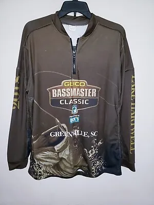 Mens 2018 Bassmaster Classic Fishing Shirt Jersey Size Small S Outdoors  • $24.99