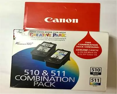 Genuine PG510 + CL511 STD Yield Twin Pack For Canon IP2700 MP230 MP240 MP280 • $159