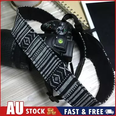 Camera Sling Strap Accessories For Canon For Nikon SLR DSLR (gray) AU • $7.06