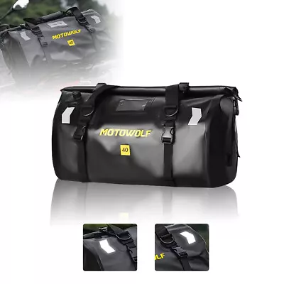 Universal Motorcycle Bags Waterproof Bag 40L For TravelMotorcycling Cycling • $41.87