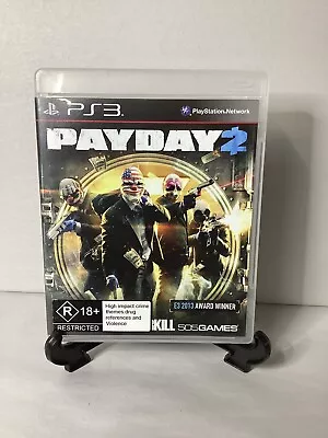 Payday 2 PS3 PlayStation 3 - W Manual - VGC • $10.57