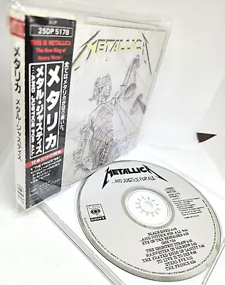 METALLICA ... And Justice For All+The Prince Japan 1st Press CD 25DP-5178 W/OBI • $29.99