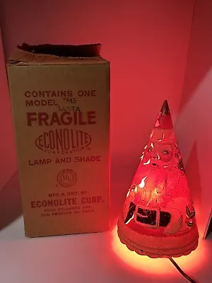 Econolite Santa Claus Tree Motion Lamp 1950s Red Light Bulb • $399.99