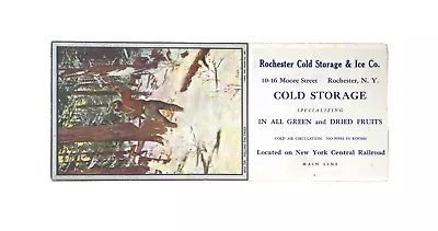 Vintage Rochester Cold Storage & Ice Co. Ink Blotter 8.75  X 3.5  • $8.68