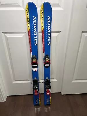 Salomon Streetracer Monocoque Kids Skis 110cm With C305 Bindings • $89.99