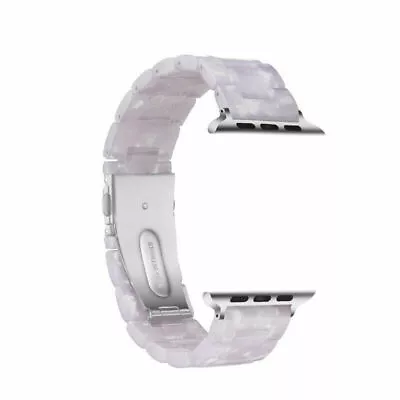 $21.99 • Buy Apple Watch Band Tortoise Shell Resin Watch Band Strap Bracelet 7 SE 6 5 4 3 2 1