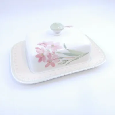 Villeroy & Boch FLOREA Covered 3 Butter Dish Pot Bell  8 X5-3/4  Floral EUC • $119.95