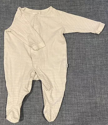 Marquise 000 (0-3 Months) Jumpsuit In White With Stripes (Good Condition) • $0.99