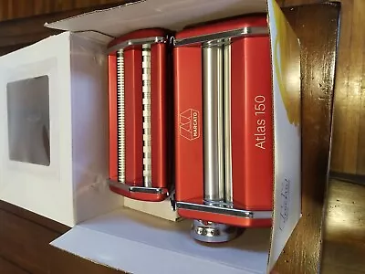 $65 • Buy Marcato Atlas 150 Pasta Machine (Matte Red)