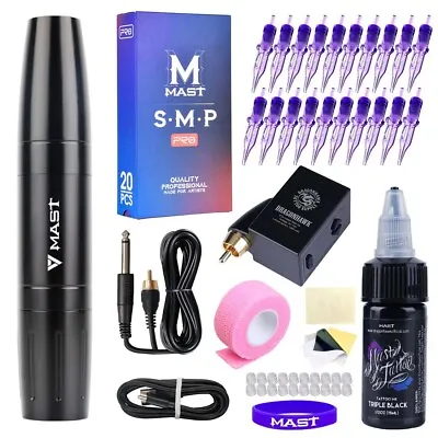 $219.99 • Buy  Mast Magi Rotary Tattoo Pen Machine Kit With Wireless Battery Set For PMU SMP
