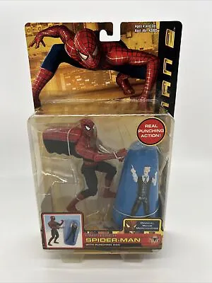 Marvel's Spider-Man 2 Rapid Punch Spider-man Action Figure Toy Biz 2004 NRFP • $120