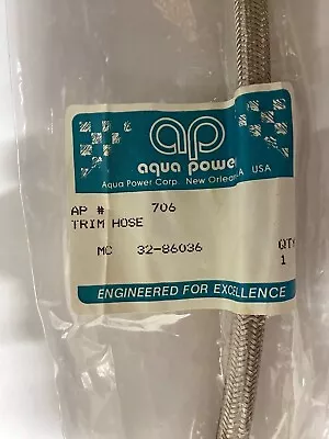 Aqua Power 706 Mercury Mercruiser Omc Hydraulic  Trim Hose 32-86036 508863 S1 • $22.99