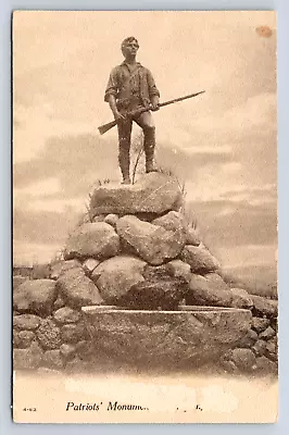 Vintage Postcard Patriots Monument • $4