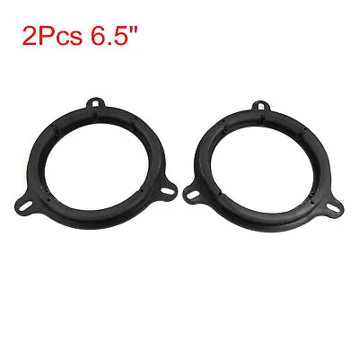£14.24 • Buy 2pcs 6.5  Black Car Speaker Spacer Ring Adapter Bracket Extender For Nissan
