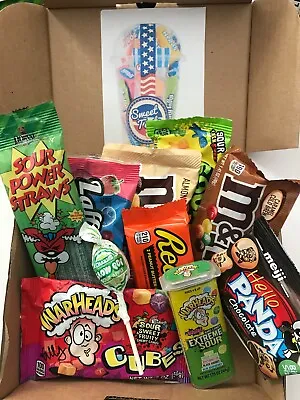 American Candy Share Size SWEETS USA Mix Box For Birthday Party 10 Pieces • £16.99