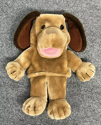 Puppy Dog Hand Puppet 13  Plush Stuffed Animal Vintage • $15.99