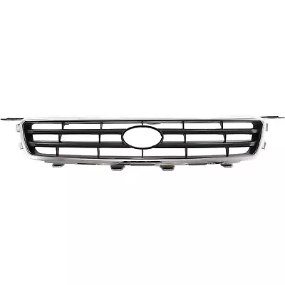 Grille For 2000-2001 Toyota Camry Chrome Shell W/ Black Insert Plastic • $32