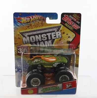 Hot Wheels Monster Jam TMNT Ninja Turtles Michelangelo 2012 1st Edition NIP • $29.95