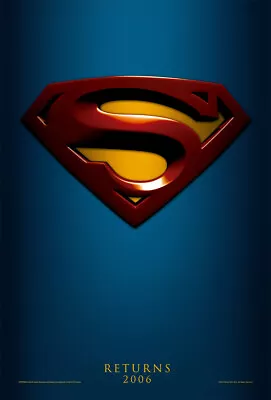 Superman Returns Movie Poster - Superman Logo  - 11 X 17 Inches  • $13.96