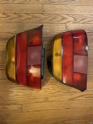 BMW E39 Sedan OEM Tail Lights 5 Series 97-00 Hella Set 2 Germany 528 530 Amber • $30