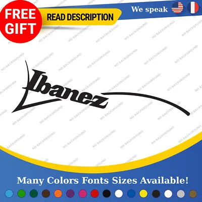 Ibanez Guitar Decals Stickers Vinyl Music Wave Jem Headstock Old Vintag Amp Case • $5.65