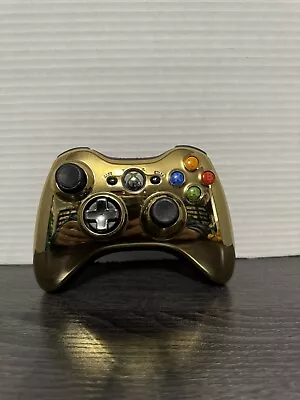 Xbox 360 Special Edition Star Wars C3PO Gold Chrome Controller OEM TESTED • $39.99
