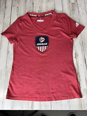 Adidas Women's USA Volleyball Team Red Size Small Shirt • $13.88