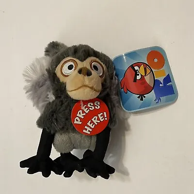 Angry Birds Rio Mauro Marmoset Lemur Monkey 5” Plush Commonwealth 2011(NO Sound) • $34.95