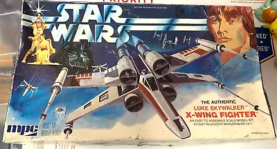 Star Wars The Authentic Luke Skywalker X-Wing Fighter MPC Model Kit OPEN BOX • $79