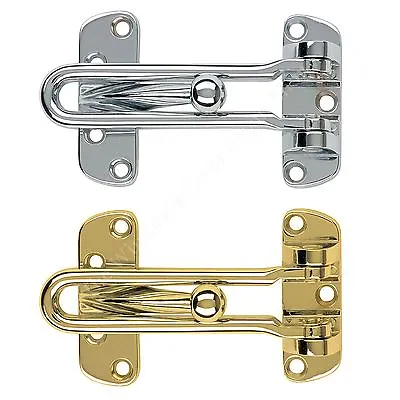 £7.58 • Buy Door Guard Restrictor Security Catch Strong Heavy Duty Safety Lock Chain