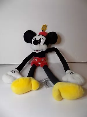 Hanging Swinging Disney Minnie Mouse Plush Long Arms And Legs With Hook And Loop • $15