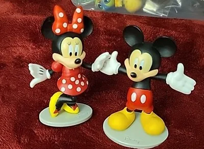Disney Mickey Mouse And Minnie Mouse Toy Cake Toppers 3   • $6