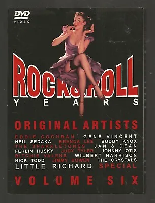 ROCK & ROLL YEARS VOLUME 6 - ORIGINAL ARTISTS - DVD - Eddie Cochran Gene Vincent • £24.99