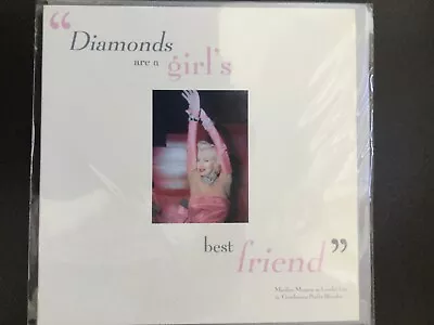 Greeting Card. Marilyn Monroe.Diamonds Are A Girls Best Friend. • $3.78