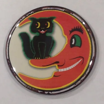 Halloween Cat & Moon Retro Fridge Magnet BUY 3 GET 4 FREE MIX & MATCH • $7.90